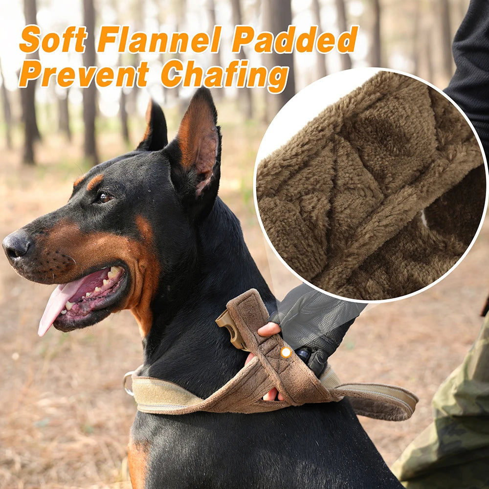 Tactical Military Dog Harness Reflective Dog Training Harnesses Padded Pet Tactical Vest for Medium Large Dogs German Shepherd