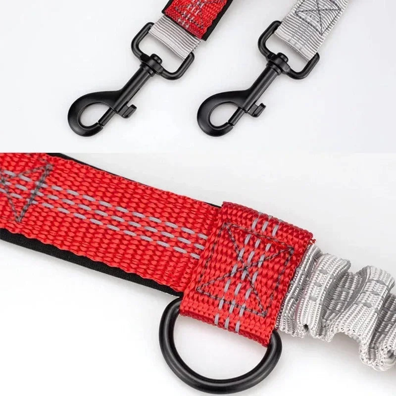 Dog Walking Belt, Traction Rope, Reflective, Explosion-proof, and Elastic At Night Running and Walking Dogs with Ease Dog Leash