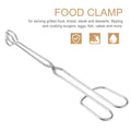Stainless Steel Food Tongs Kitchen Clip Cooking Clamp Bread Serving Tool BBQ Picnic Wedding Buffet Party Reusable Durable