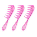 1 wide toothed shark comb exfoliating curly hair salon hair comb styling tool，Special for real hair wigs