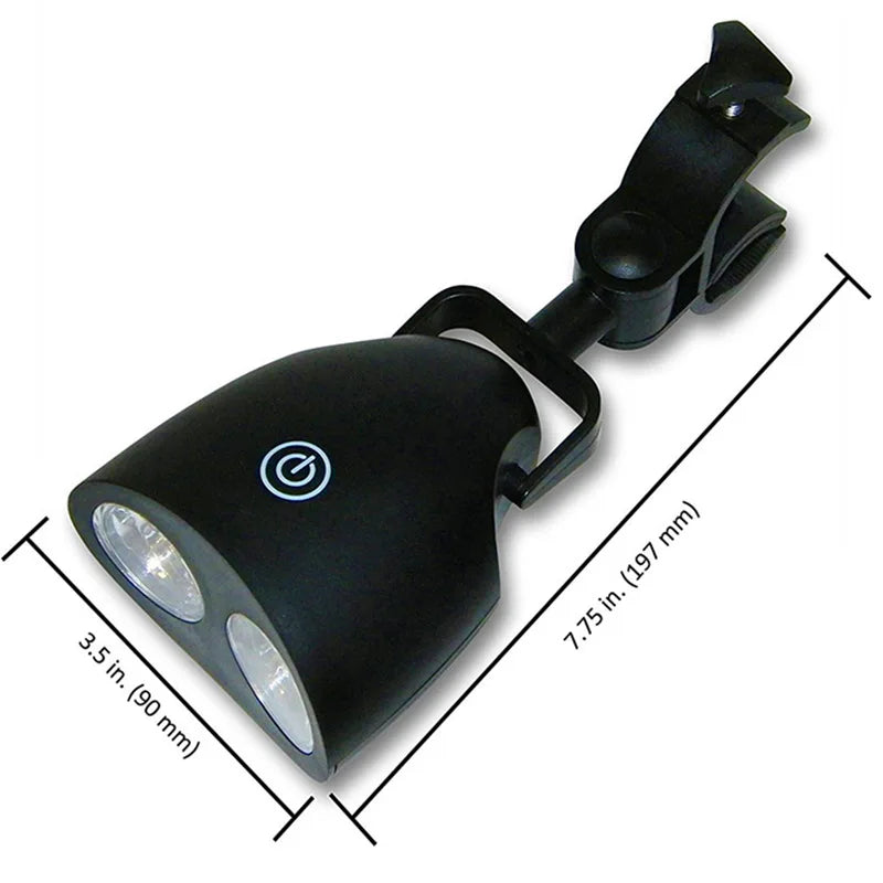 Portable BBQ Grill Light LED Lights Flashlight Lighting Lamp with Handle Mount Clip for Barbecue Grilling Outdoor Accessory