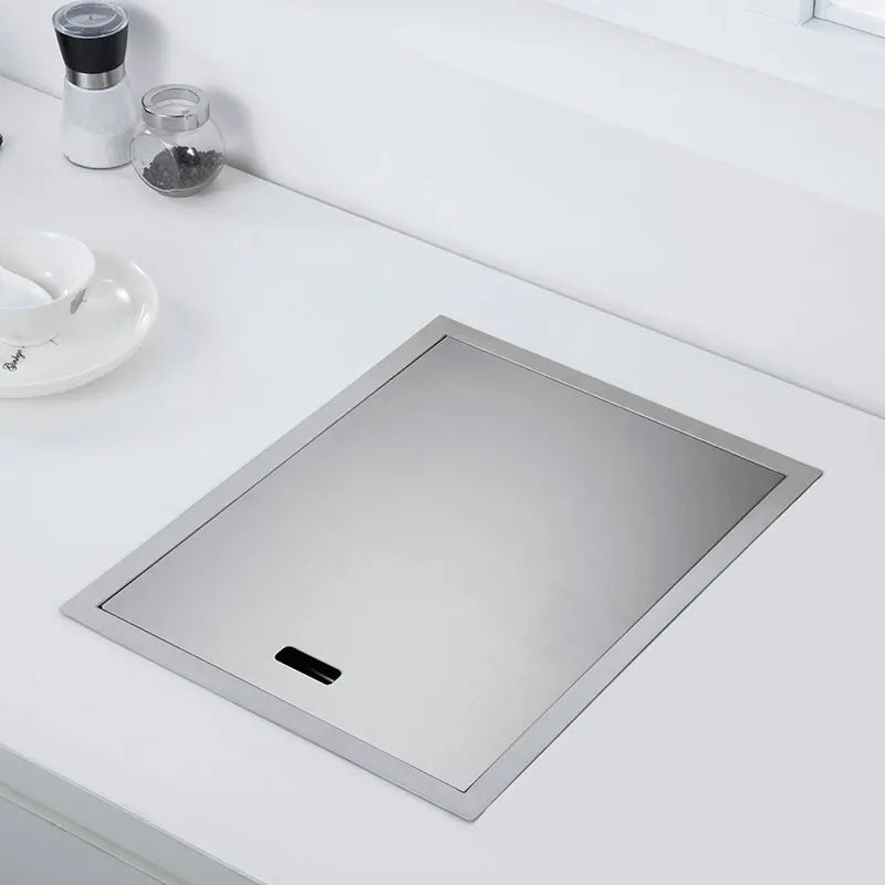 Hidden Kitchen sink bowl Bar Stainless Steel Balcony small sink Matte black kitchen sink Island sink With clean water tap