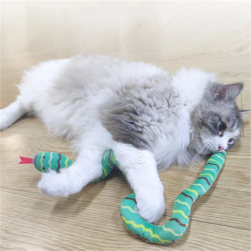 Snake Cat Toys Teaser Cat Toys Funny cat stick interactive Cat Toy Funny Cat Chewing Playing Toy Cat Supplies Pet Accessories