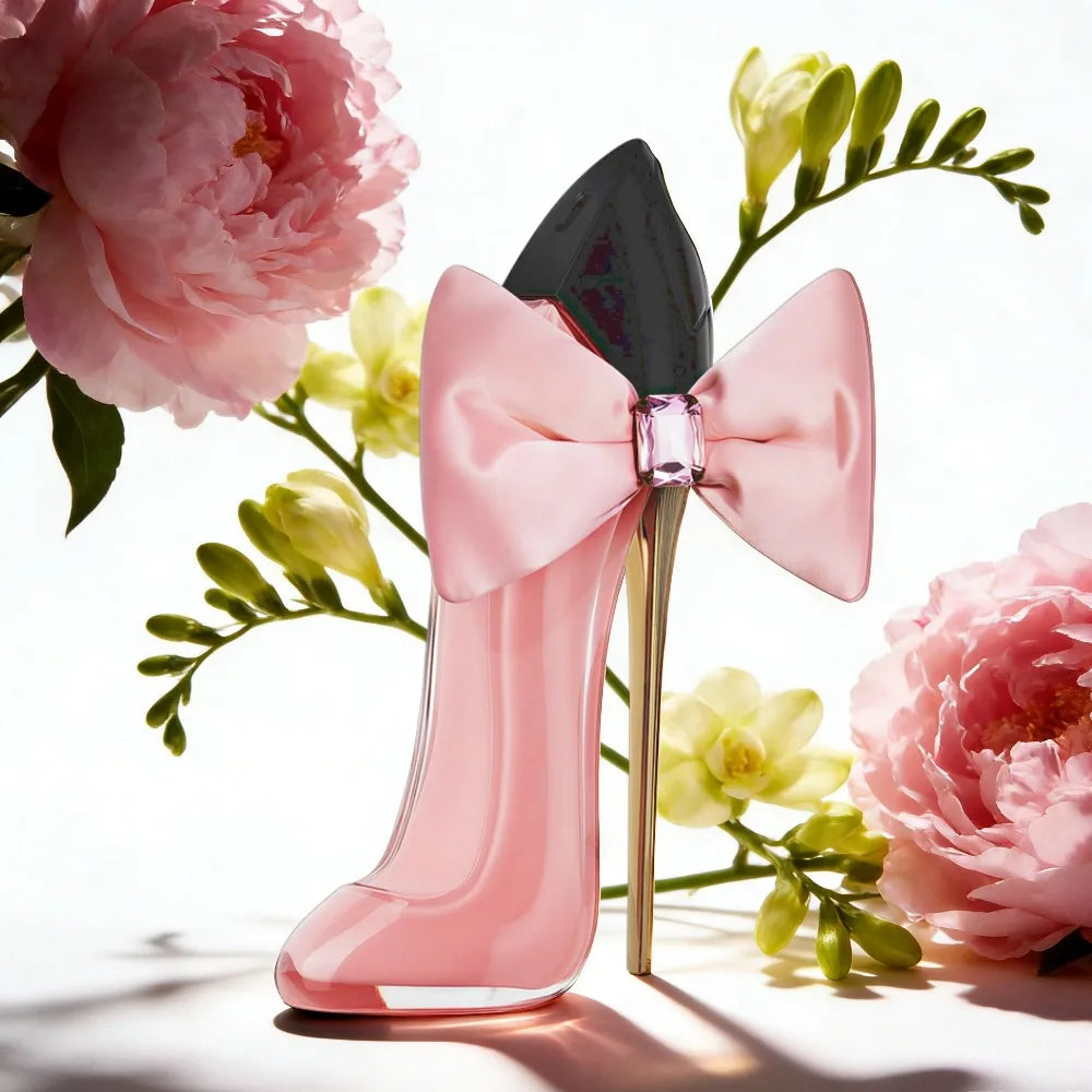 New Caroline Herrera Good Girl Blush EDP 80Ml Bowtastic Limited Edition High Heel Bottle With Pink Bow For Women