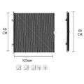 Durable Guard Retractable Fence Gate Barrier Folding Pet Safety Enclosure Universal Black Baby Safe Guard Door Home