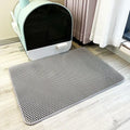 Cat Litter Mat Double Layer Pet Non Slip Big Pet Litter Box Filter Mat Wear Resistant Waterproof Cat Litter   Mat Clean Supplies
