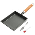 Nonstick Tamagoyaki Pan Breakfast Frying Pan with Heat-Resistant Handle Tamagoyaki Cooker Rectangular Japanese Omelette Pan