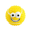 Outdoor Play Pet Toy Water Rinseable Dog Ball Vibrant Pet Squeaky Toy Bite Resistant Rubber Ball with 3d Protrusions