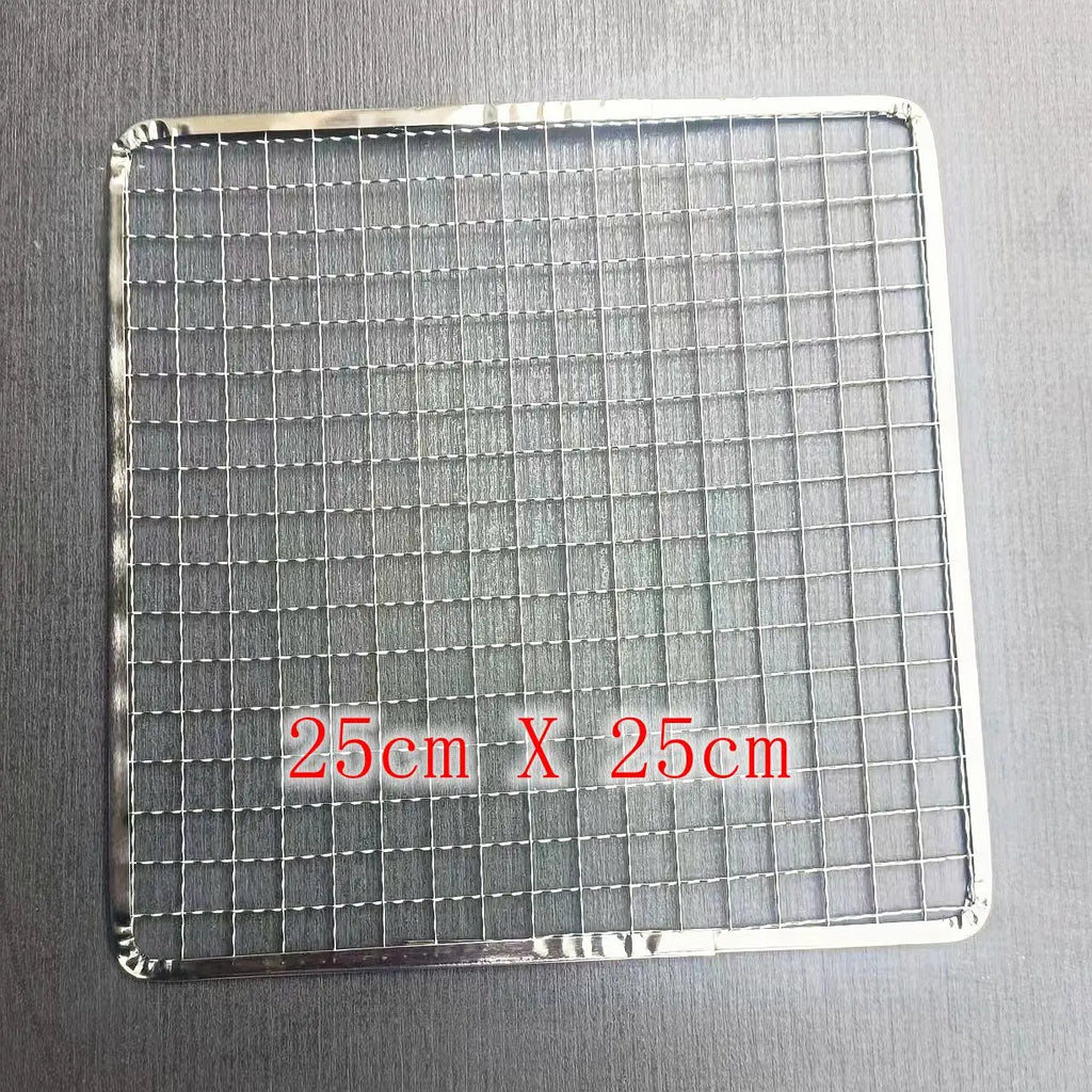 Disposable Square d BBQ ill Mat Outdoor Baking Me id Lightweight Portable Barbecue Net for illing And Cam