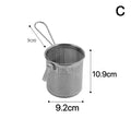 〔CC55〕Stainless Steel Deep Frying Basket Silver Multi-functional Hangable Colander Oil Filter Mesh Sieve Hotpot Strainer Mesh