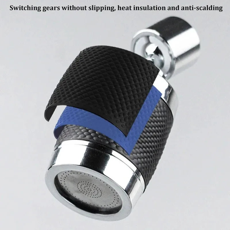 360° Rotating Filter Pressurized Universal Faucet 3 Modes Splash-proof Water-saving Kitchen Supplies
