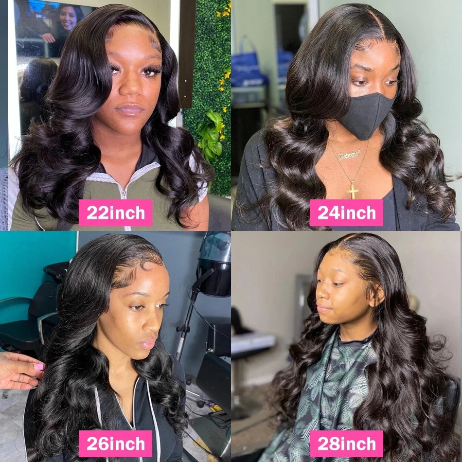 Body Wave V Part Wig 100% Raw Human Hair 34 Inch 250% Peruvian Body Wave Wavy U Part Wigs for Women Beginner Friendly Human Wigs