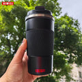 AIWILL 380ml/510ml Double Stainless Steel Coffee Thermos Mug Leak-proof Non-slip Car Vacuum Flask Travel Thermal BPA Free Cup