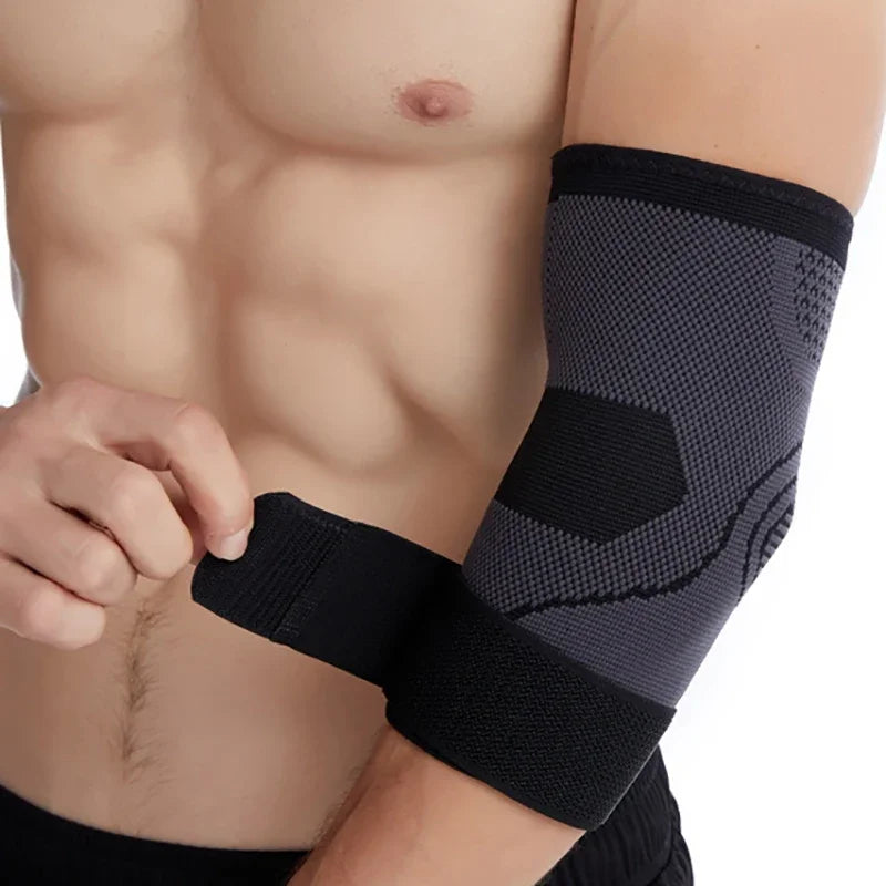 Elbow Compression Sleeve，Relief Joint Wrist Pain Braces ,Epicondylitis and Sports Recovery Sports Adjustable Elbow Braces