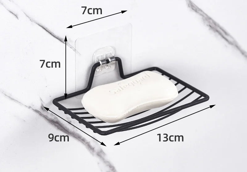 Steel Self Adhesive Soap Rack Wall Mounted Dish Bathroom Soap Holder Wall Mounted Soap Rack Wall Mounted Soap Holder Stainless