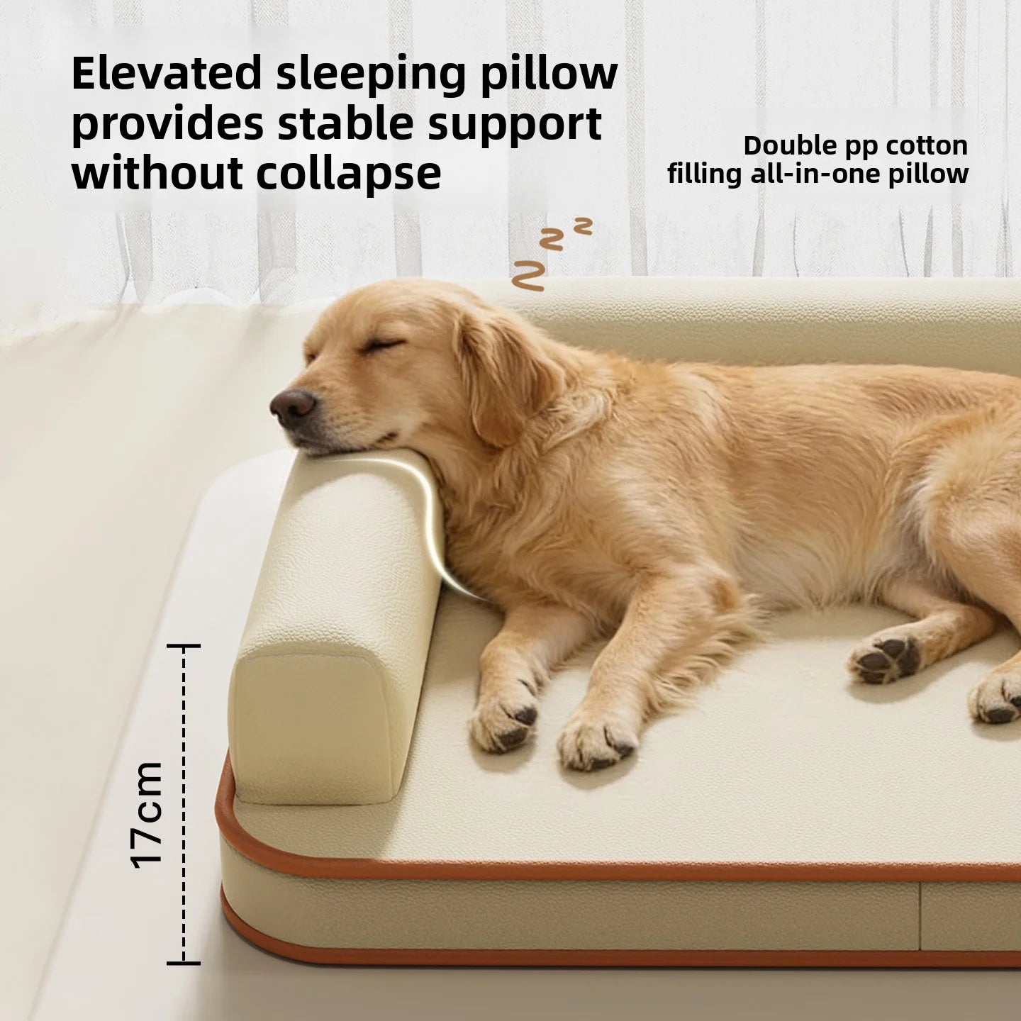 Dog mat suitable for all seasons, medium-sized and large waterproof and tear resistant dog bed, summer removable and washable do