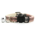 Cats Bells Collars Adjustable Nylon Buckles Fashion Reflective Pet Cat Collar  Head Pattern Supplies For Accessories