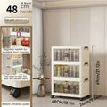 Large Capacity Multifunction Folding Storage Cabinet Dustproof Wardrobe Closet Organizer Easy-to-Install Storage Boxes