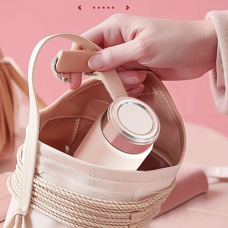 230ML Mini Pocket Thermal Cup Vacuum Tumbler with Strainer 316 Stainless Steel Insulation Water Bottle Portable Cup for Travel