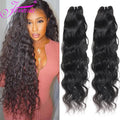 Peruvian Natural Water Wave Hair Weave Bundles Virgin Unprocessed Tissage Human Raw Hair Extensions Tissage Cheveux Wet and Wavy