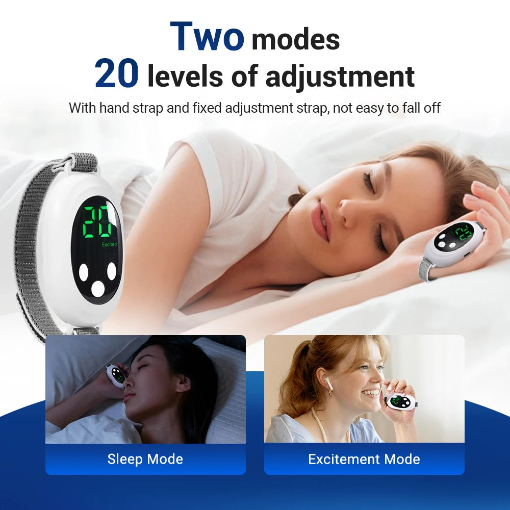 Handheld Micro-current Smart Sleep Instrument Sleep Aid Relieves Stress Anxiety Insomnia Improves Sleep Palm Pulse Sleep Aid