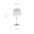 1PC Glass Wine Glass Creative Cute Macaron Goblet Christmas Crystal Glass Red Wine Home Hotel Supplies Mall Tableware