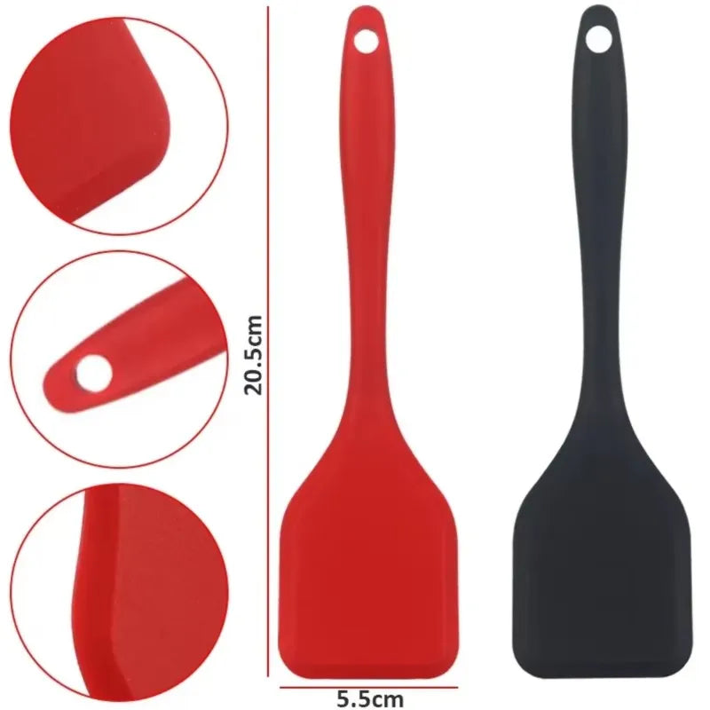 1/2/5pcs Silicone Cooking Leakage Spatula Dense Shovel Fried FishOmelette Shovel Non-stick Spatula Kitchen Cooking Tools E2