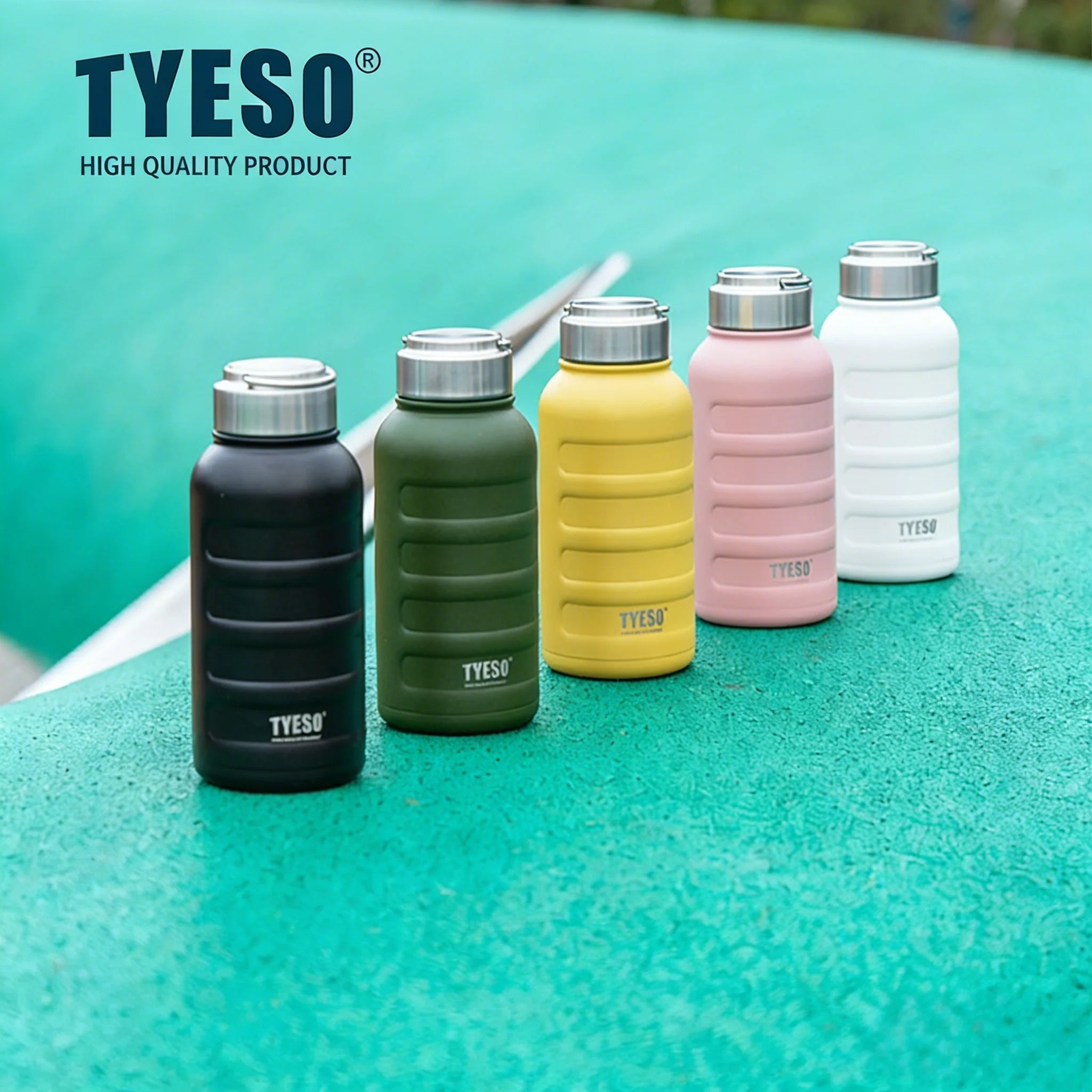 Tyeso Double Stainless Steel Thermos Mug Portable Sport Vacuum Flask Large Capacity Thermal Water Bottle Tumbler Drinks Cup