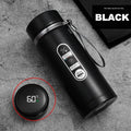 Thermos Sus304 Tea Water Bottle 500ML-1Liter Stainless Steel Vacuum Flask Portable Cups Bottle with LED Temperature Display