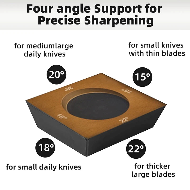 Niiruo 4 Angles Rolling Knife Sharpener Kit For Straight Edge Roller Knife Sharpening With Industry Diamonds Whetstone Knife Set
