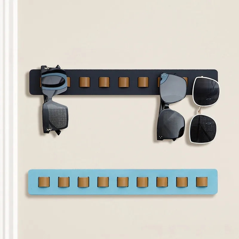 Wooden Eyeglass Storage Rack Wall Mounted Eyeglass Rack Household Sunglasses Sunglasses Storage Rack Glasses Display