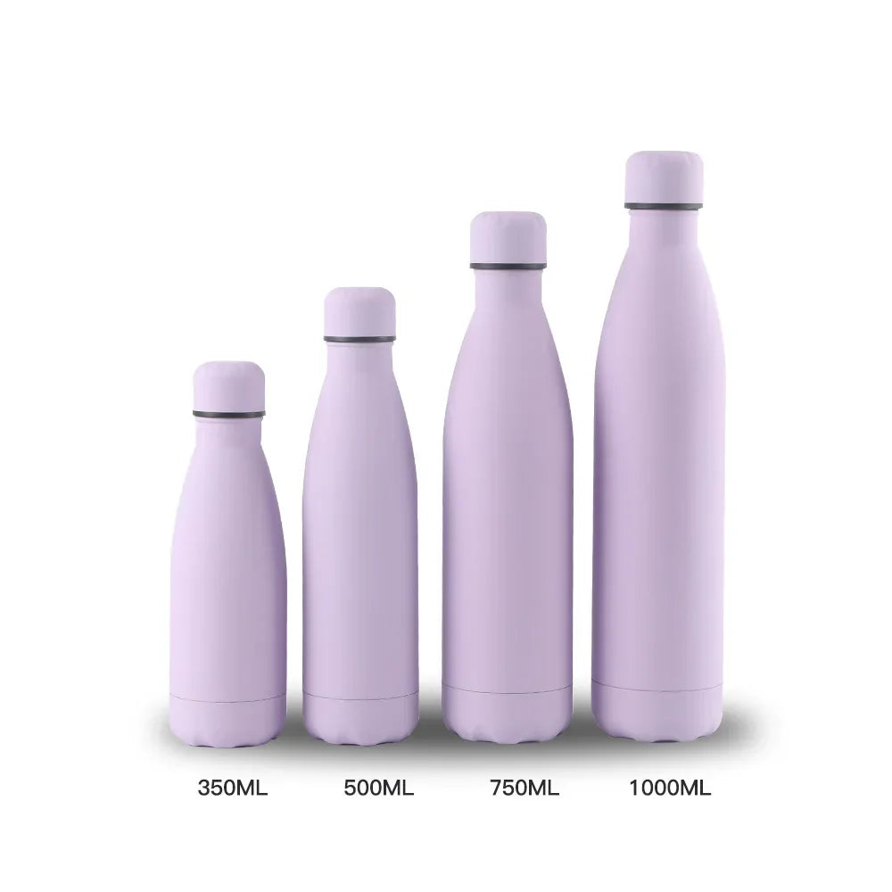500/750/1000ML Double Wall 304 Stainless Steel Thermal Flask Vacuum Thermos Outdoor Portable Sport Thermal Drink Water Bottle