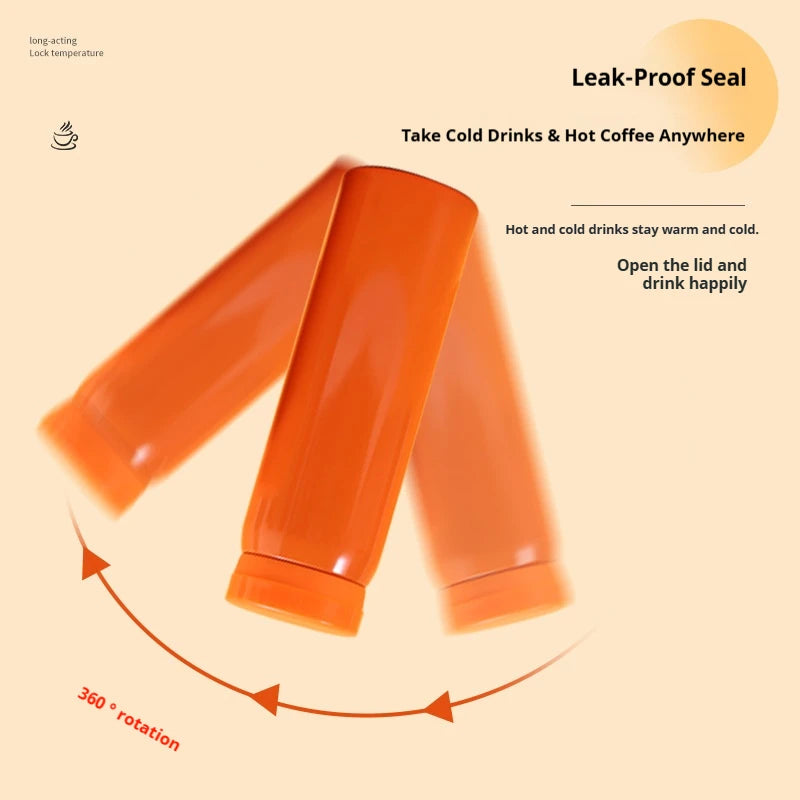 200ML/300ML Stainless Steel Pocket Cup Mini Insulated Cup Car Vacuum Flasks Coffee Cup Portable Leak-proof Thermal Water Bottle