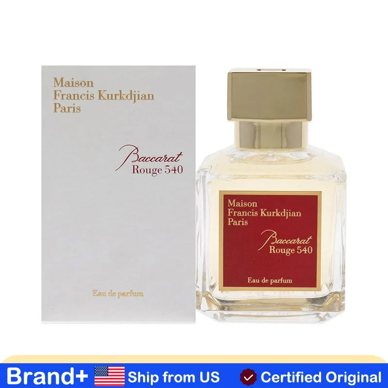 Maison Francis Kurkdjian Baccarat Rouge 540 Eau De Parfum Spray 70ML Long-lasting Fragrance Natural Perfume Cologne Persistence