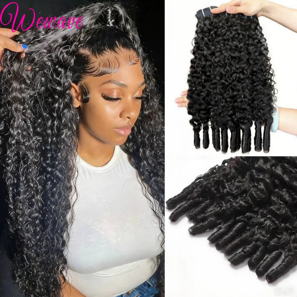 Burmese Curly Human Hair Bundles 100% 15A Virgin Human Hair Bundles Double Drawn Vietnamese Hair Extension Raw Hair Bundles