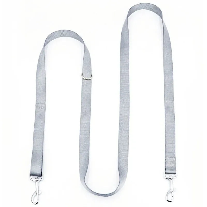 Dog Leash Hands Free Dogs Leash Adjustable Dogs Chain 230cm Double Leashes for Dog Walking Multifunctional Nylon Rope Pet Walker