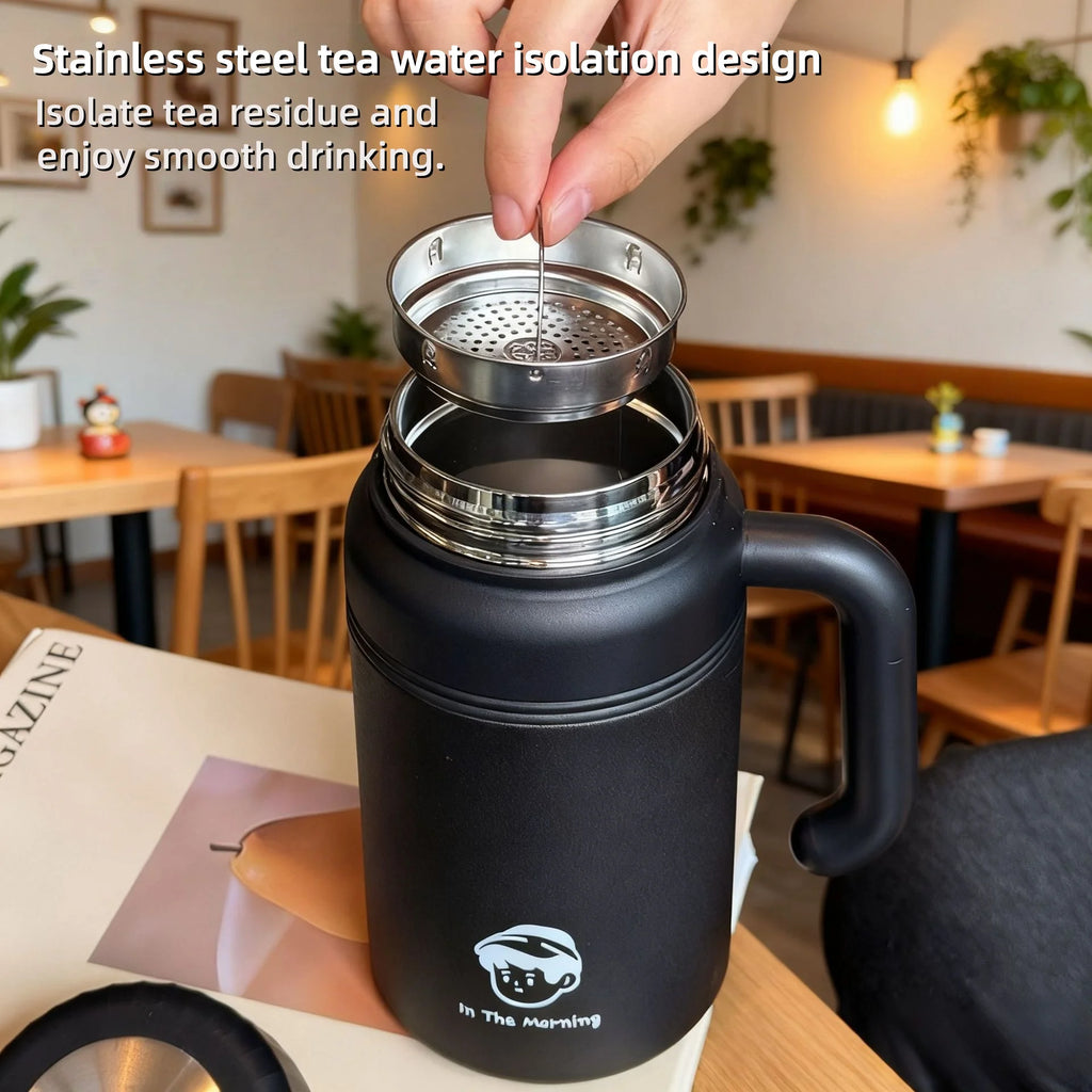 New 316 stainless steel insulated cup - Large capacity insulated bottle - High appearance quality coffee insulated pot - Gift
