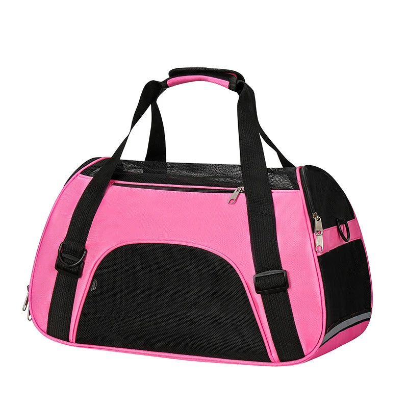 Portable Dog Cat Carrier Bag Pet Puppy Travel Bags Foldable Cats Handbag Travel Pet Bag Transport Bag