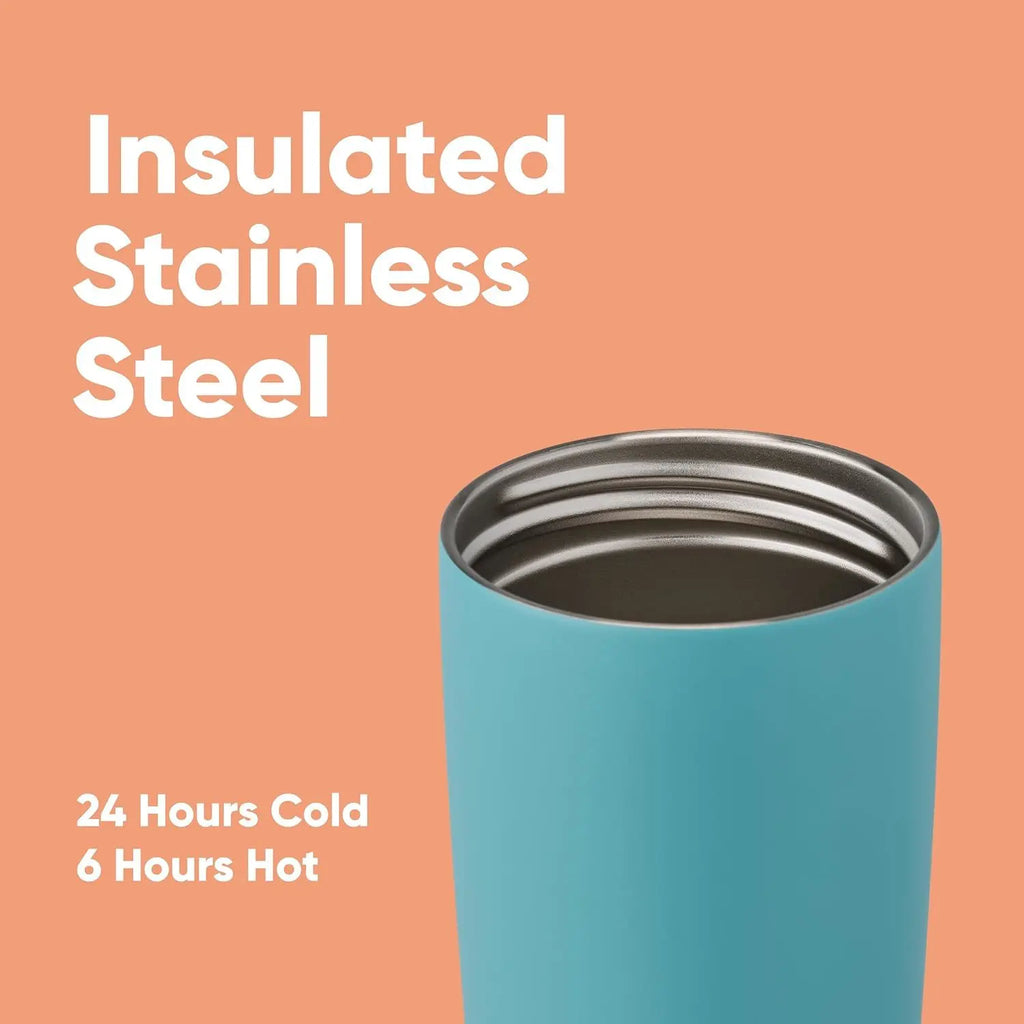 20 Oz Stainless Steel Insulated Mug Made of Tritan, Portable Coffee Mug with Spill proof Lid To Keep Coffee Hot or Cold BPA free