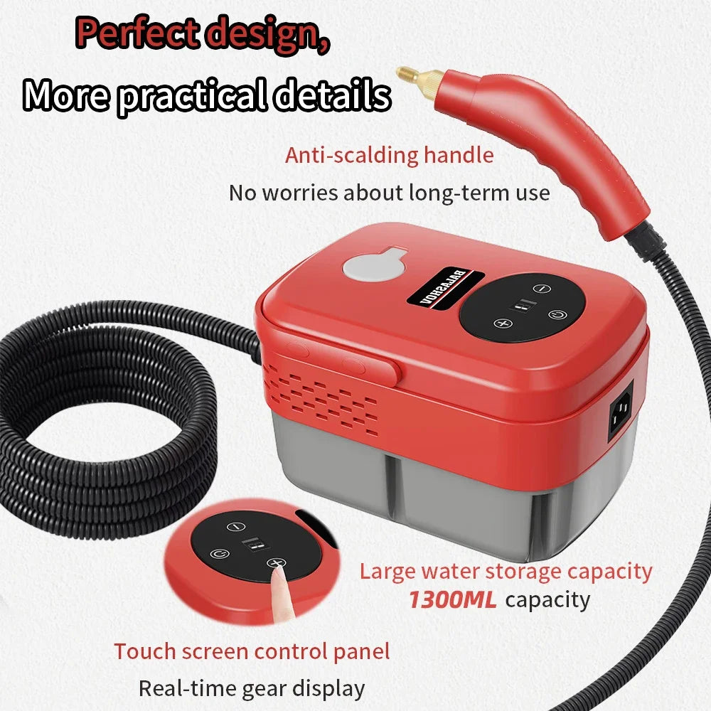 Electric Steam Cleaner High Pressure and High Temperature Handheld Sterilization Steam Cleaner For Home Kitchen Hood Cleaning