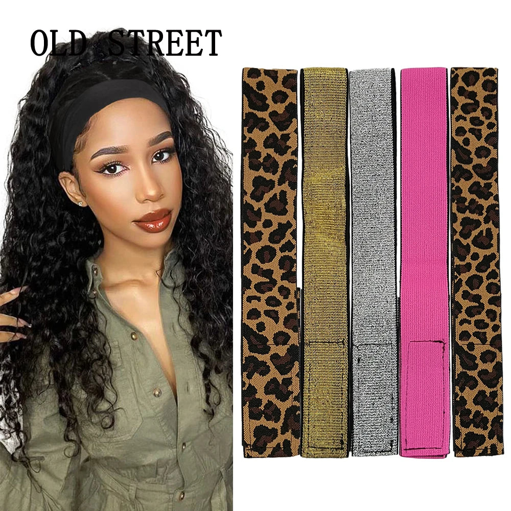 1Pieces Wig Band Lace Melting Band Adjustable Wig Elastic Bands Wig Edge Wrap Band for Laying Edges Keep Wigs in Place