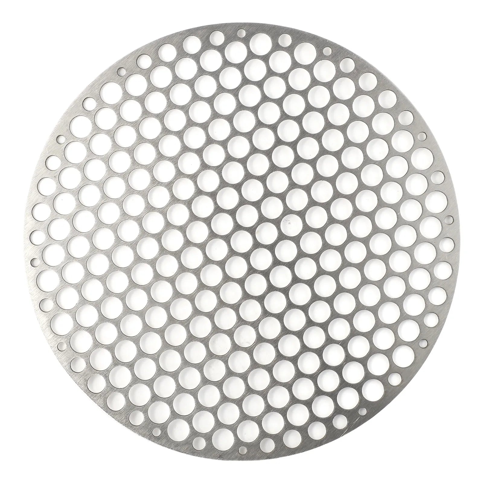 Stainless Steel Round Grill Net BBQ Mat Carbon Furnace Steam Nets Barbecue Rack Round Outdoor Camping Barbecue Rack