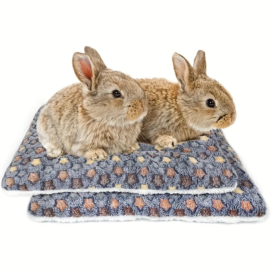2pcs Extra Large Guinea Pig Bed Mat Pig Hamster Bed House Nest Hamster Accessories Squirrel Hedgehog Rabbit Chinchilla Bed Mat
