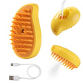 3-in-1 Dog Hair Cat Hair Brush Electric Pet Cleaning Brush Steam Spray Brush Massage Hair Removal Comb Anti Flying Brushes
