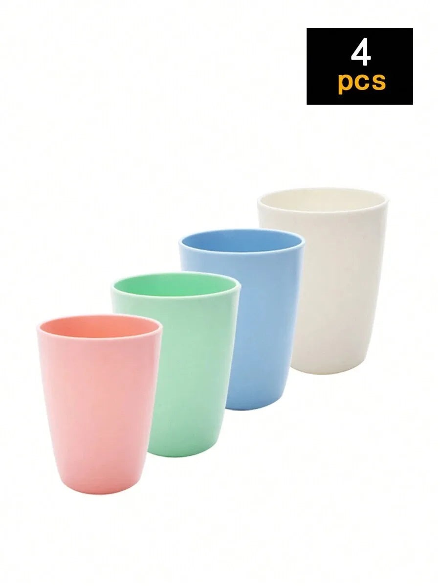 4/11pcs Colorful plastic cups, reusable, PP material, suitable for camping picnic kitchen, healthy material, easy to clean, dish