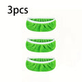 3 Piece Reusable Green/white/gray Mop Cloth, Suitable for Sweeping Mops, Dry and Wet Dual-use Multi Surface Floor Cleaning