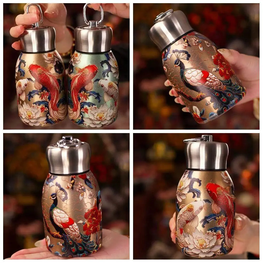 New 316 Stainless Steel Insulated Cup 300ml Portable Coffee Mug Leak Proof Durable Slim Insulated Thermal Water Bottle