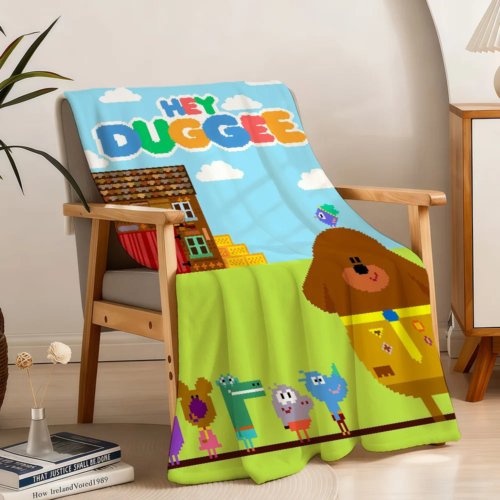 Blanket Throw Super Cosy Plush Living Anime Room Sofa H-HeyS-ES Couch Childish Cartoon D-DuggeeS-ES Birthday Gifts