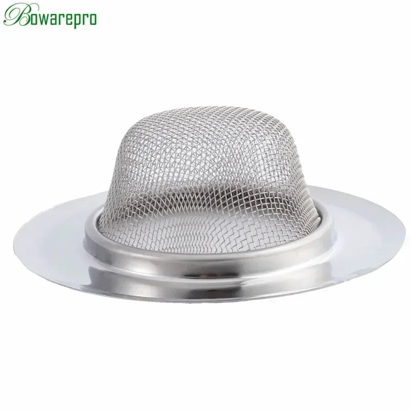 bowarepro 11/9/7cm  Shower Steel Bath Her Catcher Stopper Shower Drain Hole Filter Trap Metal Sink Strainer Bathroom Plug Filter