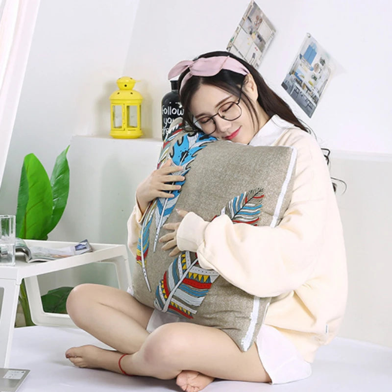 New fashionable and comfortable with sleeves lazy quilt pillow quilt, multi-functional two-in-one dual-purpose pillow quilt